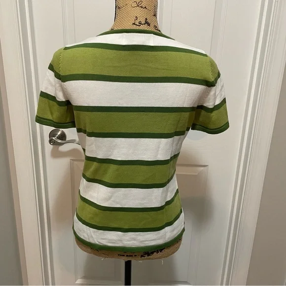 Square Neck Striped Tee - Picture 4 of 7